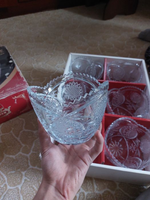 набор стеклянных ваз