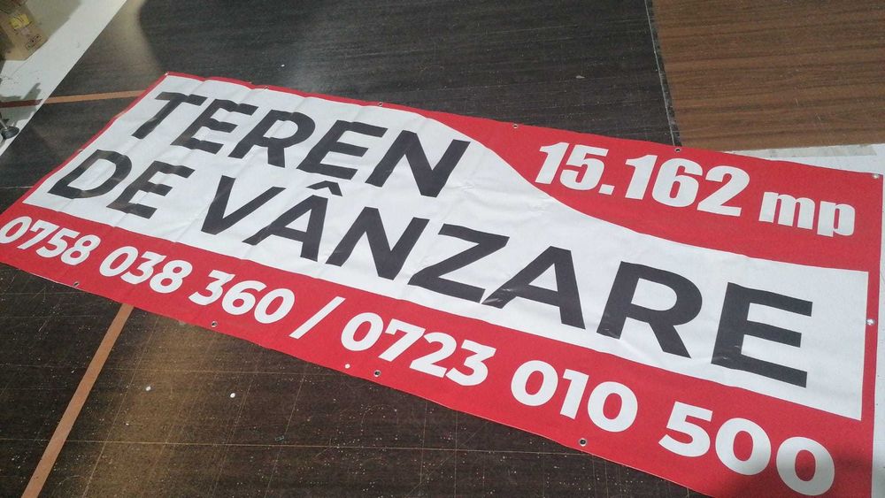 Bannere de MARI dimensiuni - Fă-ţi afacerea vizibilă !