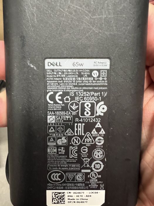 Adaptor laptop Dell 60w,65w,90w