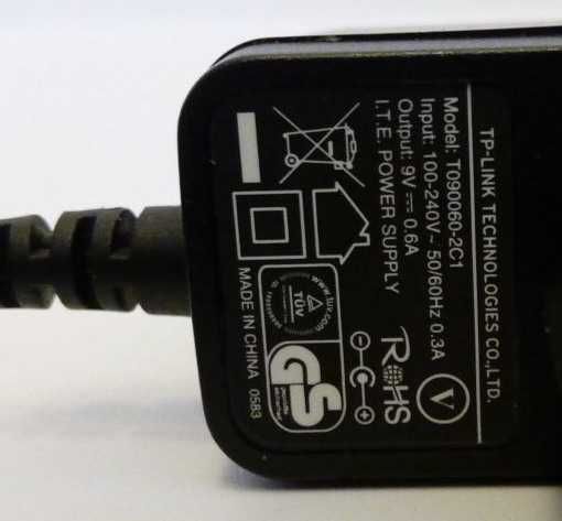 Блок питания TP-Link от Wi-Fi роутера