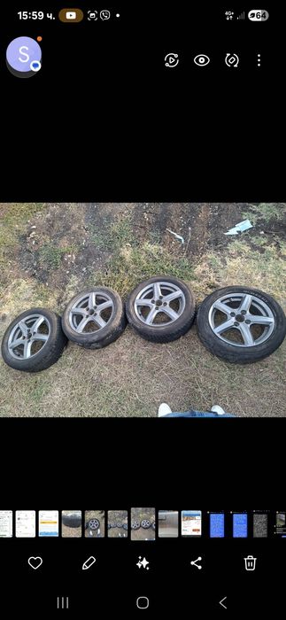 Джанти с гуми 15ки