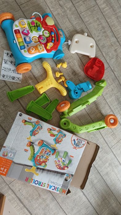 Antepremergator interactiv multifunctional 5 in 1, cu Pian, Sunete, Lu