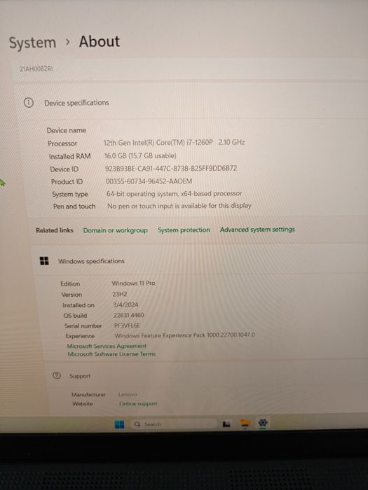 Lenovo ThinkPad T14 Gen 3 Intel Core i7