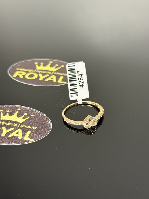 Bijuteria ROYAL : Inel AUR 14K NOU / 1.16 GR