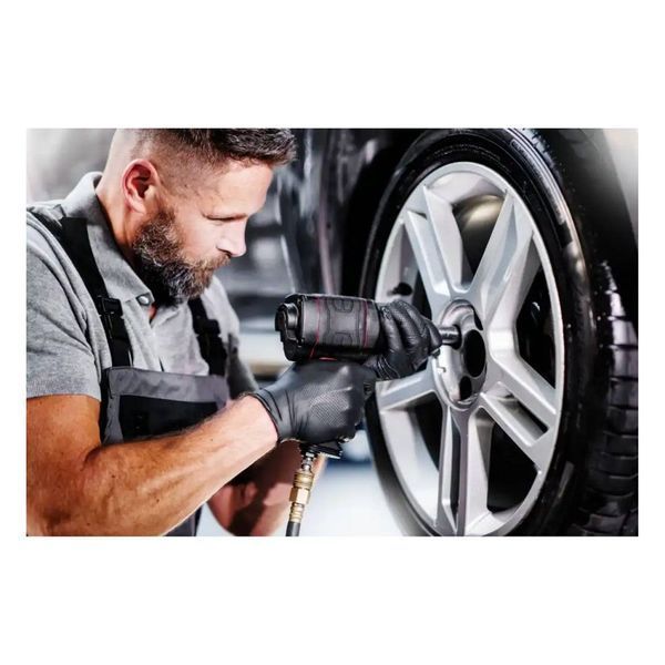 Премиум нитрилни ръкавици mercator gogrip one by one черни, размер м,