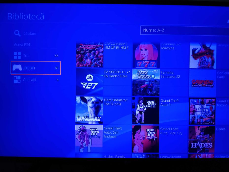 50 Jocuri PS4 \ PlayStation 4 Modat GTA 5 Fifa Mortal Kombat NFS