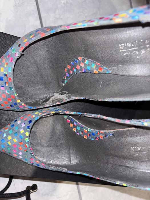 Pantofi eleganți cu toc nr37 piele