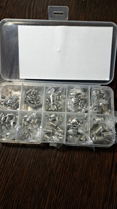 Набор винтов под шестигранник нержавейка