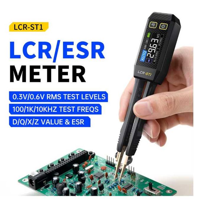 FNIRSI LCR-ST1 компактен  LCR/ESR метър