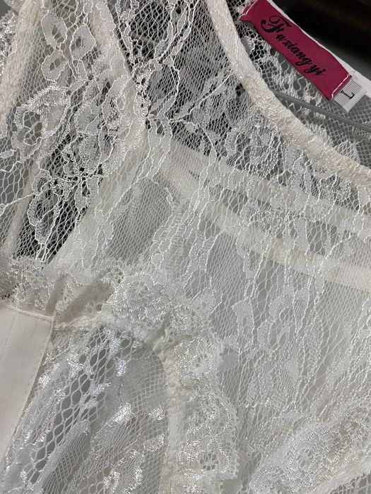 Rochie lunga de zi alba