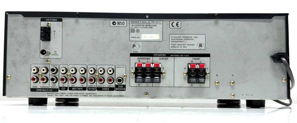 Sony STR DE 375 amplificator 5.1 amplituner RDS statie multicanal