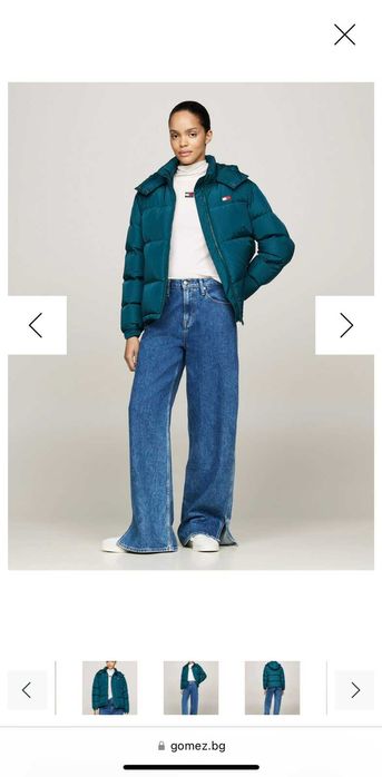 Ново оригинално зимно пухено яке Tommy Jeans Alaska размер ХС отг на С