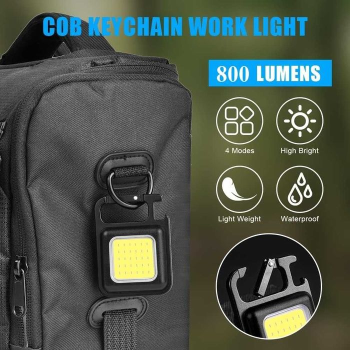 Lanterna tip breloc multifunctionala LED magnet desfacator sticle USB
