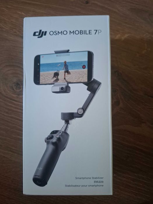 DJI Osmo Mobile 7P – gimbal telefon, complet, cutie originală