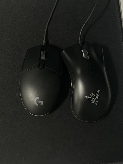 Игровые мыши Logitech g102 и Razer DeathAdder Essential