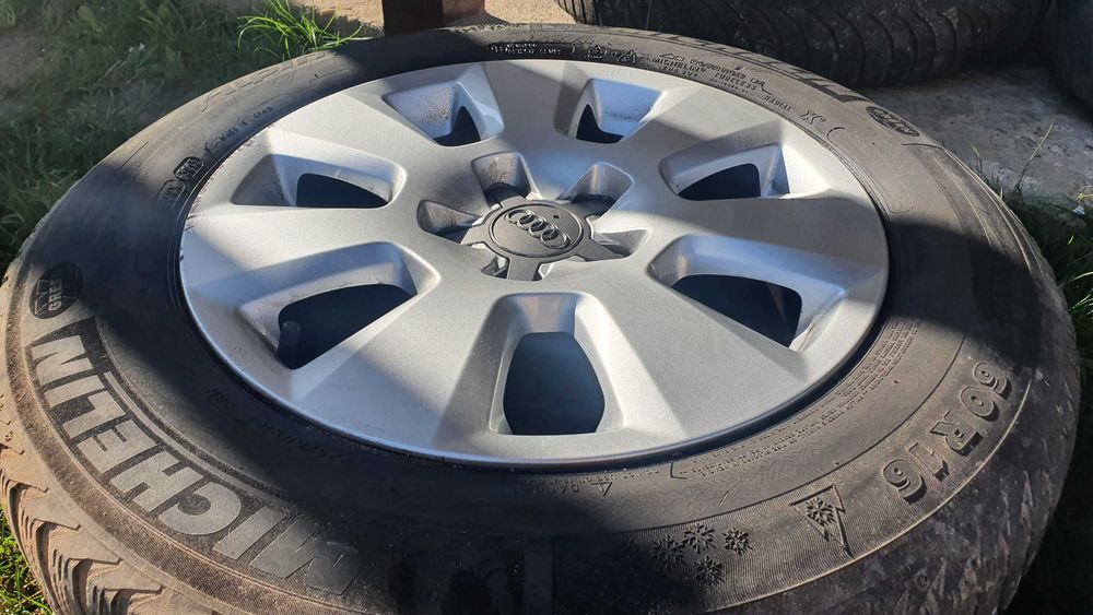 Set jante aliaj cu cauciucuri de iarnă MICHELIN*Audi A6 225/60 R16