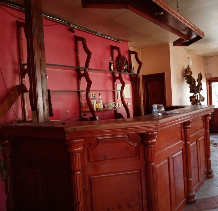 Барплот от Естествено дърво - комплект