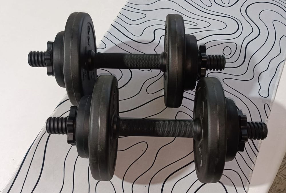 Две Гантели Torneo 14кг разборные