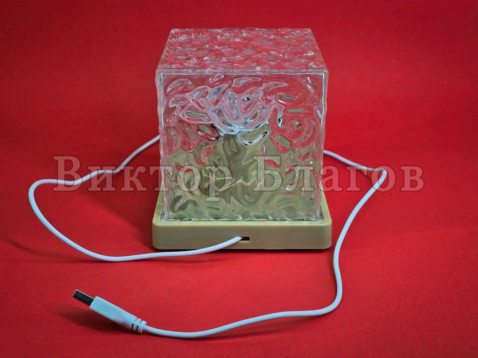 Квадратна лампа проектор - въртяща