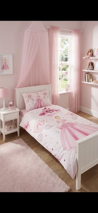 Детско памучно спално бельо/спален комплект с герой Ранфорс