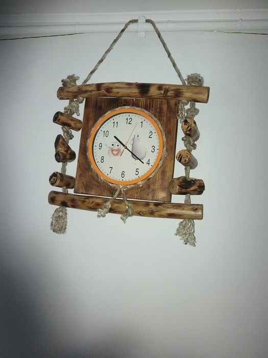 Vand ceas de perete rustic