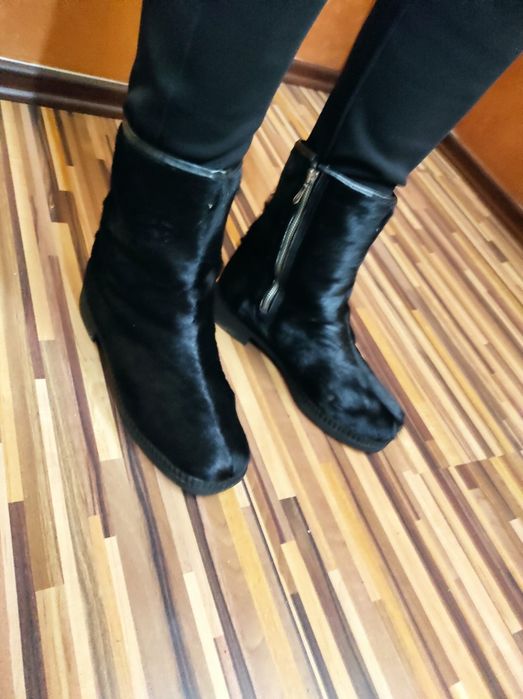 Cizme damă blană naturală, mărimea 38