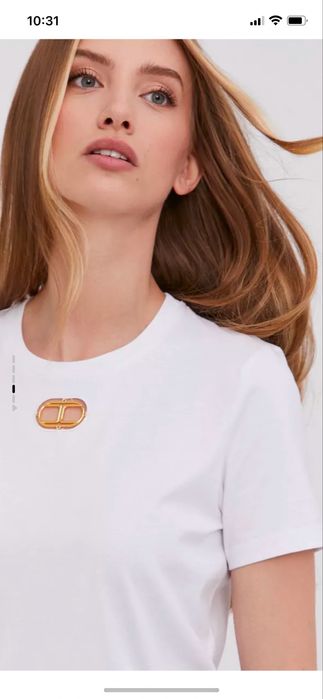 Elisabetta Franchi тениска с лого