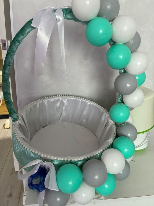 Корзина велюровая