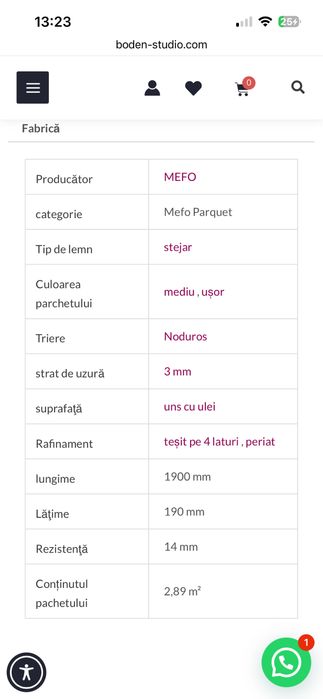 Parchet lemn stejar, deosebit, fabricat in Germania, 26 m2, calitate exceptionala
