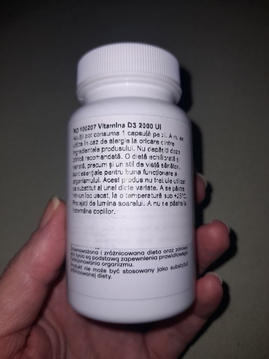 Ofertă Vitamina D3 2000UI, sigilat