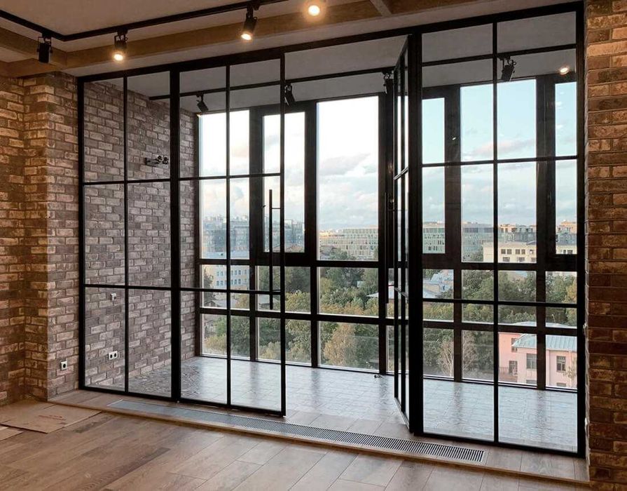 Перегородки и двери в стиле loft