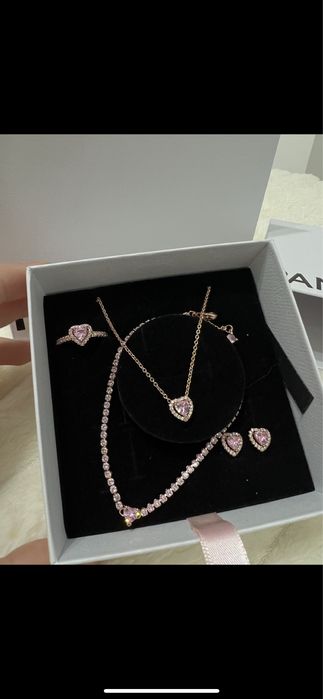 Set Pandora Inima Roz