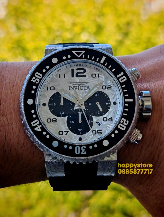 INVICTA Hummer Silver 52 mm, Инвикта нов мъжки часовник