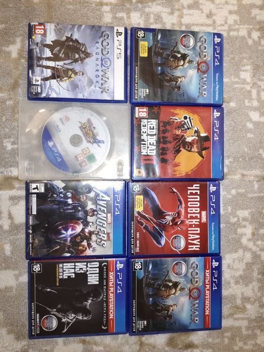 Диски для пс4-5, пишите звоните