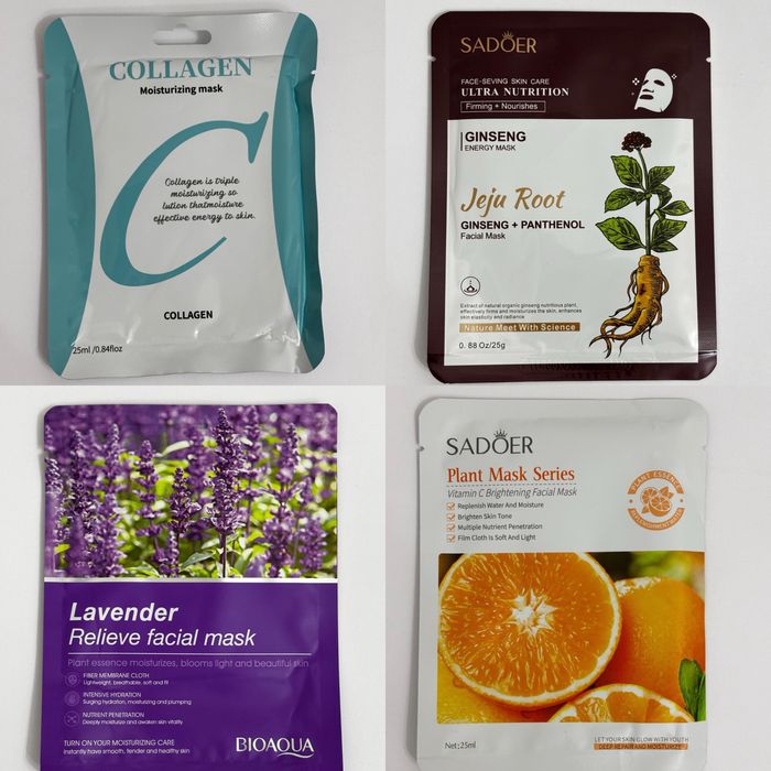 Маска для лица тканевая