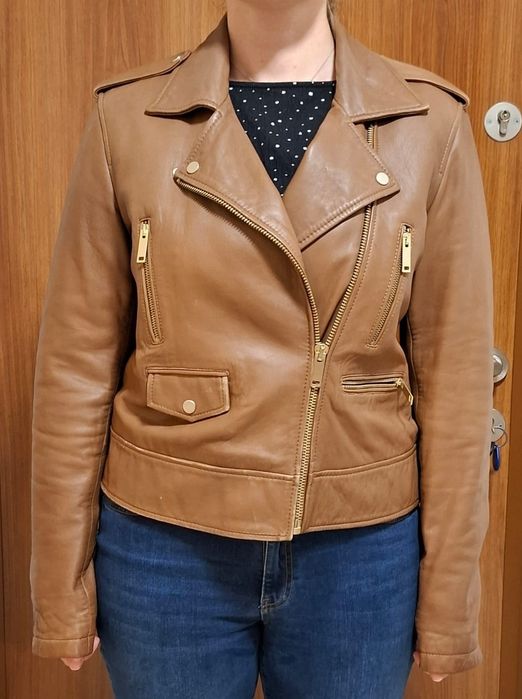 Geaca piele Massimo Dutti