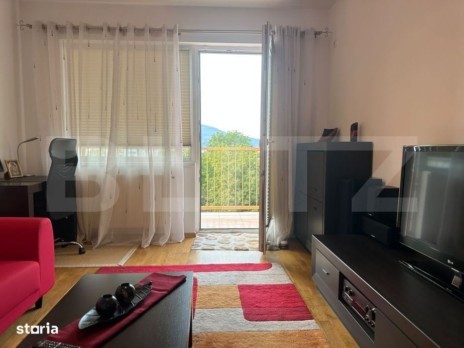 Apartament 1 camera decomandat, 39 mp + terasa 6 mp, Pietroasa