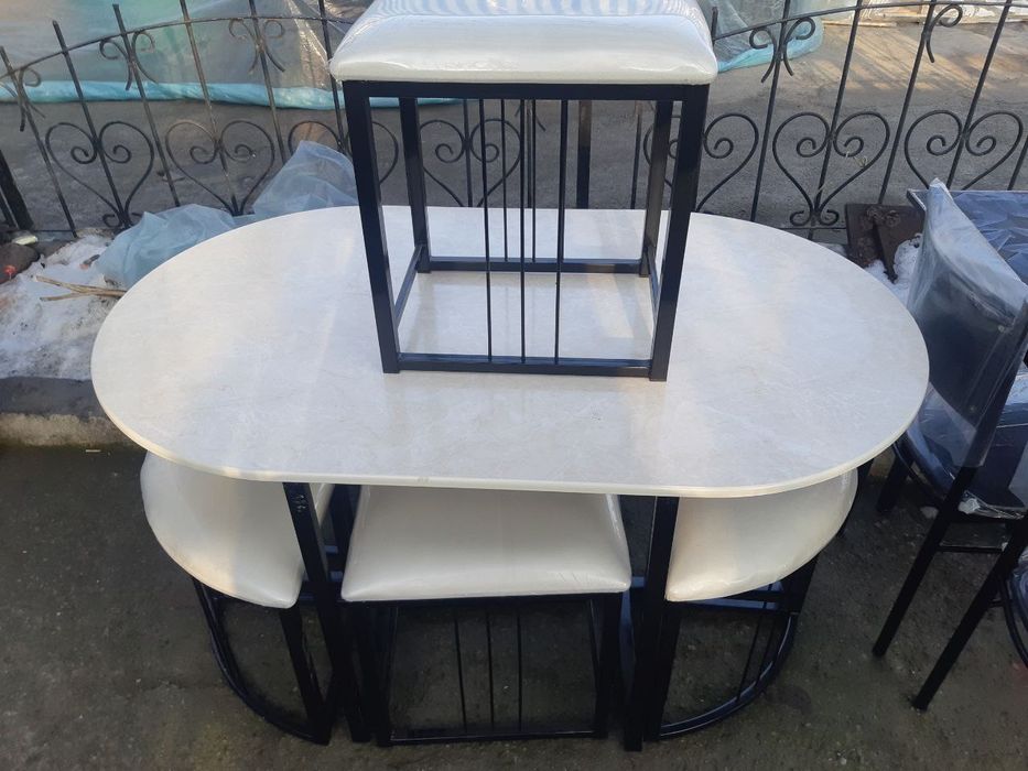 taburetka va stol uyingiz uchun компактный комплект табуреток для кухн