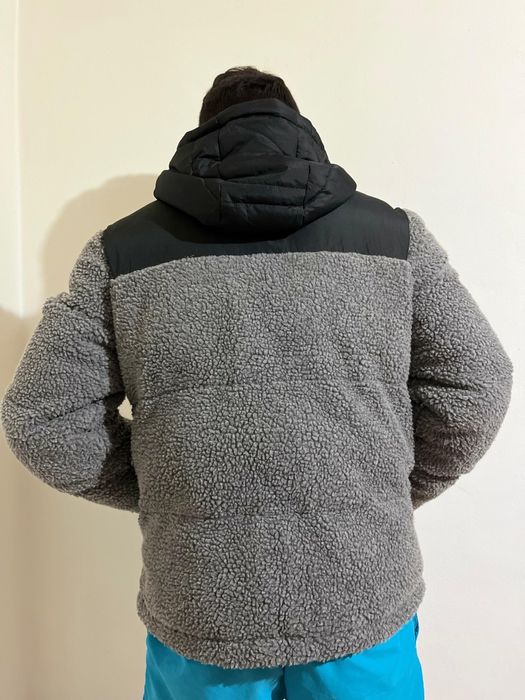 Geacă oversize gri LDN, stil streetwear, mărimea S/M, stare impecabil