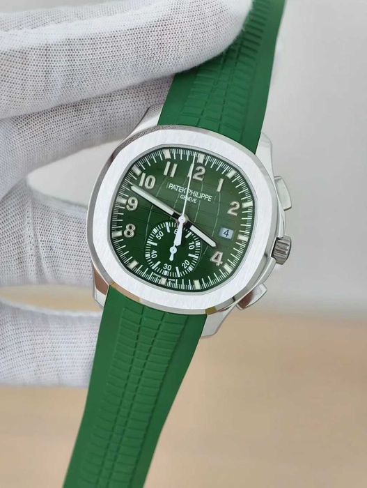 patek philippe aquanaut хроно зелено