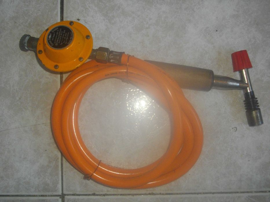 Газови:Мини Бижутерска Горелка Редуцир Вентил Горелка 2Тръби Отоплител