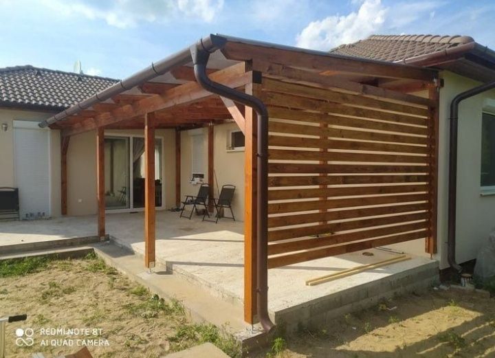 Vînd foișoare terase pergole magazi din lemn