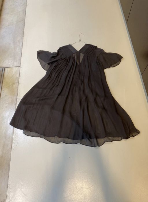 Копринена черна нощница Vanessa Bruno