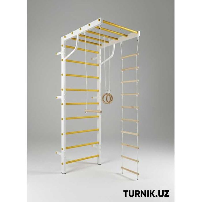 Детская шведская стенка "Extra" турник, рукоход, кольца