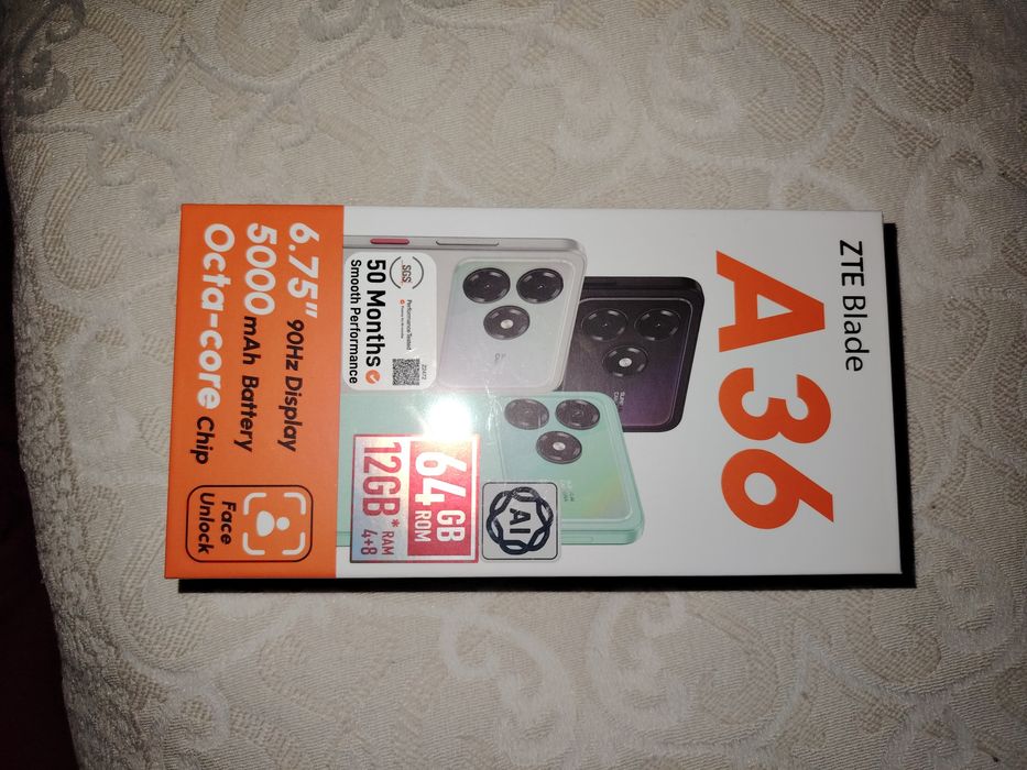ZTE A36 новый телефон