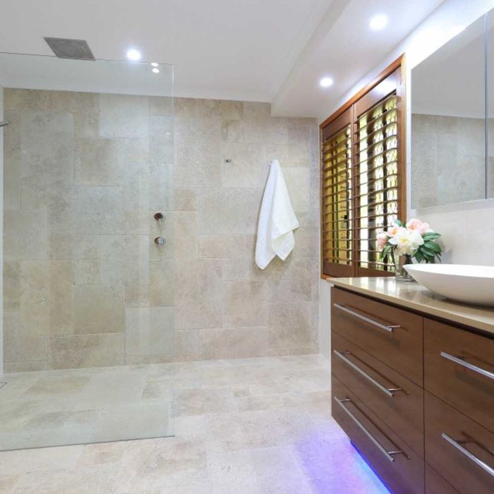 Travertin Classic Mat French Pattern Set x 1,2 cm