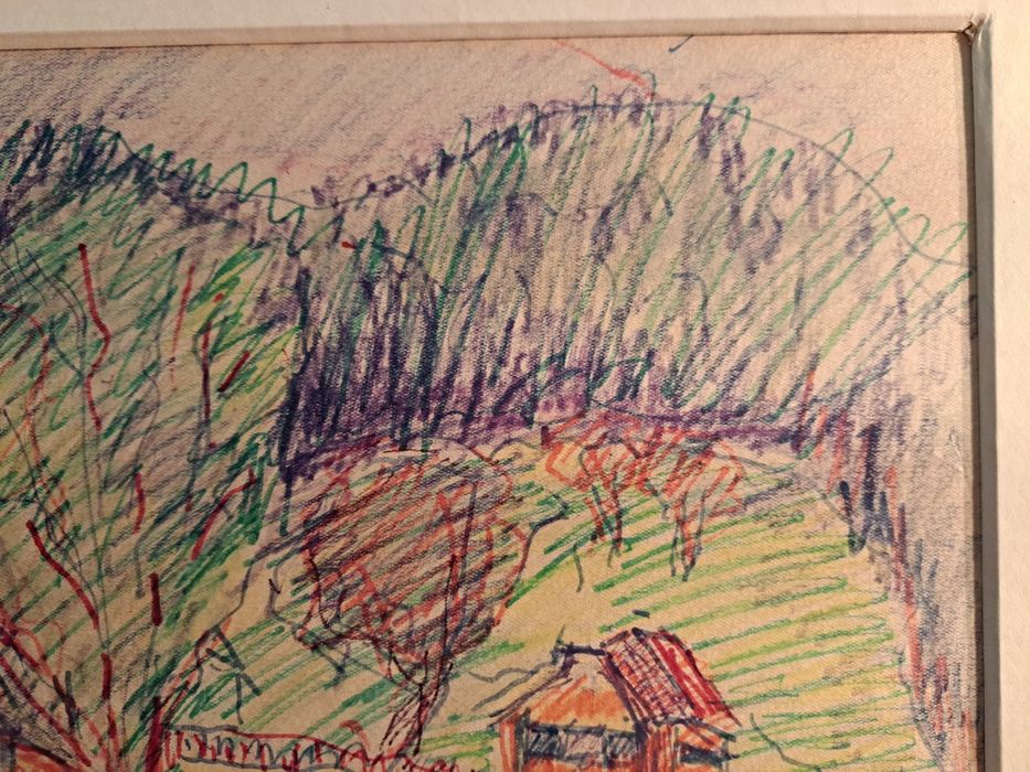 Pictură,"Pe Valea İzei",Eugenia Ștefănescu (n.1919 - ?)