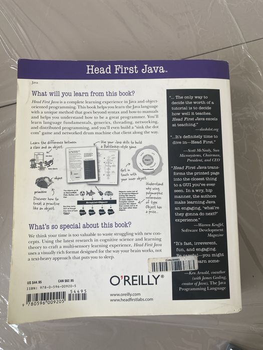 Head First  Java книга по программированию