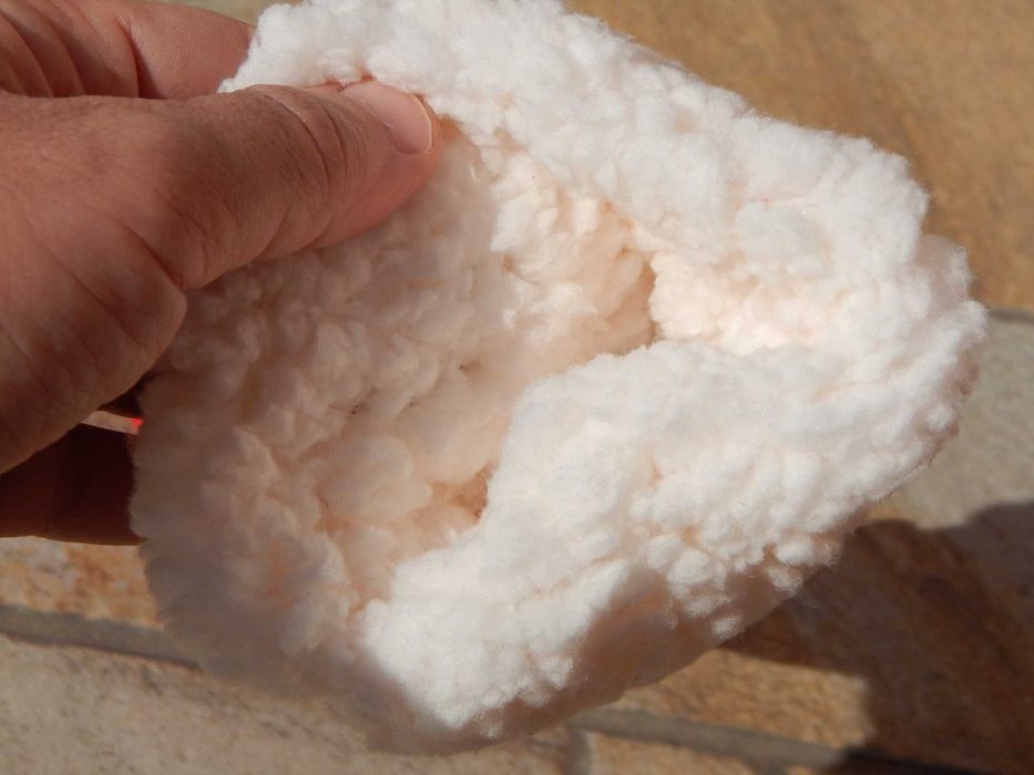 Sosete motiv Craciun cu teddy-fleece antiderapant