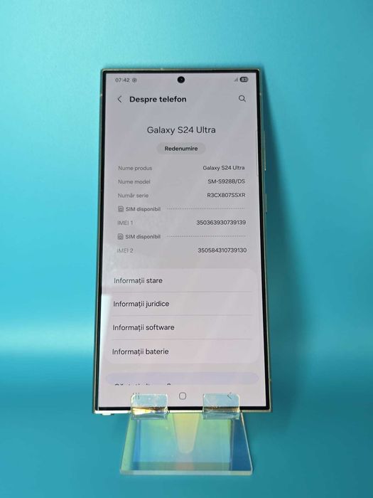 Samsung S24 Ultra, MEM 256GB, RAM 12GB, Amanet Doamna Ghica,Cod:100630